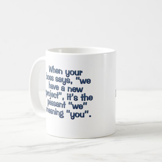 Projektleiter Kaffeetasse (Vorderseite Links)