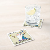 Projektleiter-magische Power Rechteckiger Pappuntersetzer (Vor Ort)