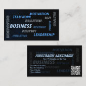 Projektmanagement-Geschäftslösungen Visitenkarte (Vorne/Hinten)