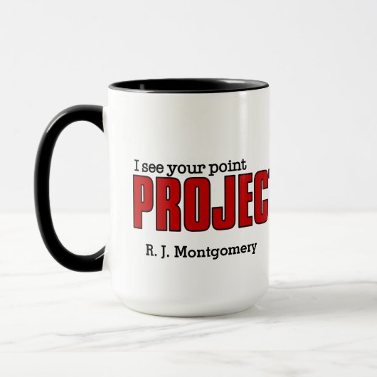 Projektmanagement-Ingenieur Funny Custom Tasse (Links)