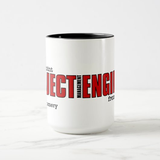 Projektmanagement-Ingenieur Funny Custom Tasse (Zentrum)