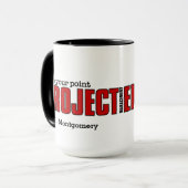 Projektmanagement-Ingenieur Funny Custom Tasse (Vorderseite Links)