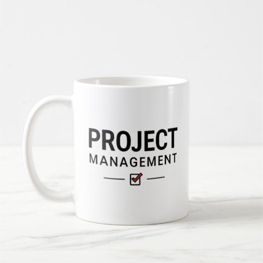 Projektmanagement Kaffeetasse (Links)