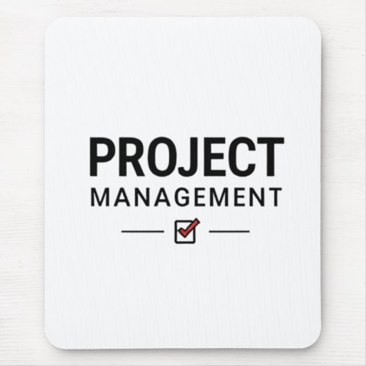 Projektmanagement Mousepad (Vorne)