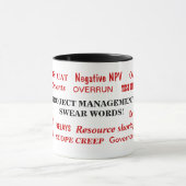 Projektmanagement Swear Words Funny Team Geschenk Tasse (Zentrum)