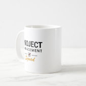 Projektmanagement-Team – Bold Office Kaffeetasse (Vorderseite Links)