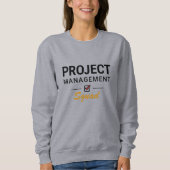 Projektmanagement-Team – Checklisten-Stil Sweatshirt (Vorderseite)