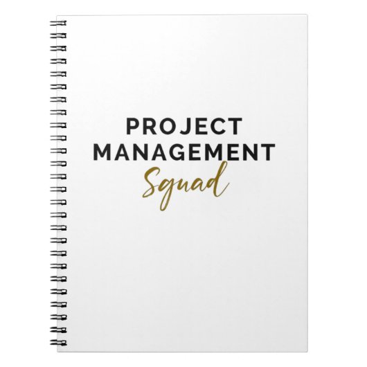 Projektmanagement-Team Notizblock (Vorderseite)