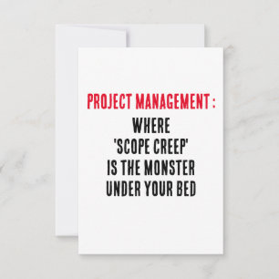 Projektmanagement Wo "Gültigkeitsbereich" die Mond Dankeskarte
