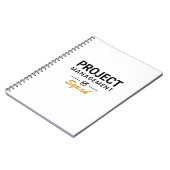 Projektmanagementstelle Notizblock (Linke Seite)