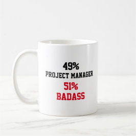 Projektmanager Badass Kaffeetasse