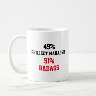Projektmanager Badass Kaffeetasse