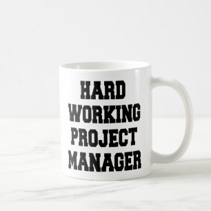 Projektmanager für hartes Arbeiten Kaffeetasse