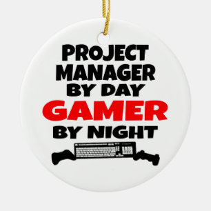 Projektmanager Gamer Keramikornament