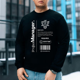 Projektmanager – Lustiger Arbeitshumor, Bürogesche Sweatshirt