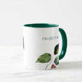 Projektmanager mit Hunter-Grün-Logo Tasse (VorderseiteRechts)
