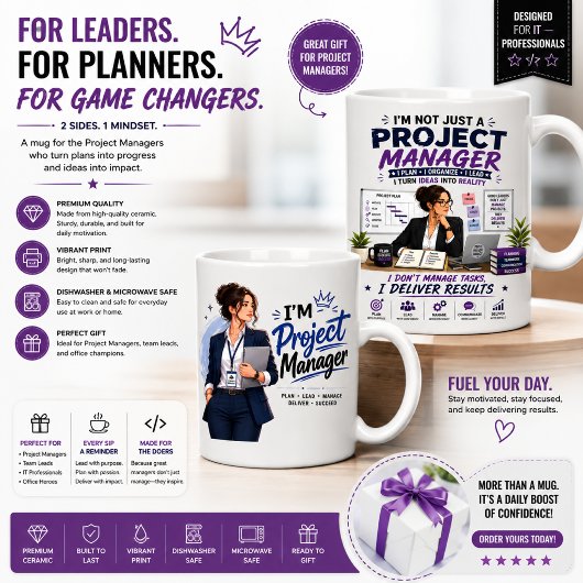 Projektmanager-Mug-Design Kaffeetasse