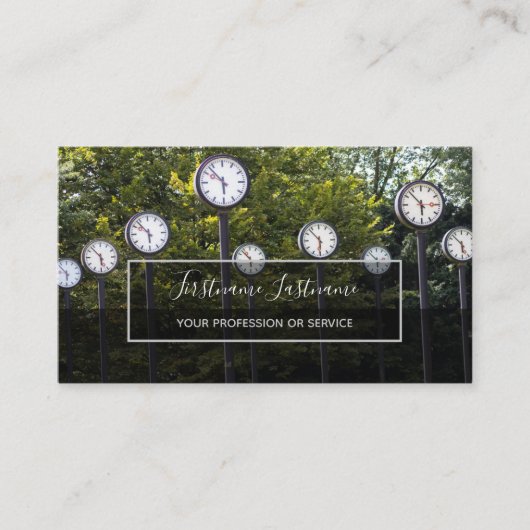 Projektmanager und Geschäftsführer Visitenkarte (Vorderseite)