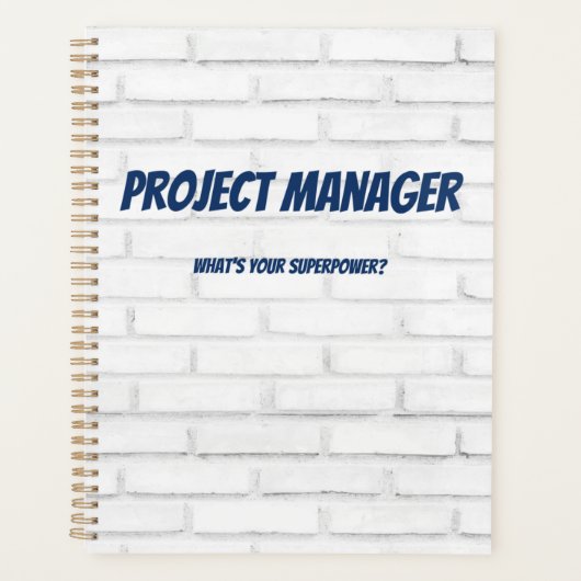 Projektmanager Was ist Ihr Super-Power? Planer (Vorderseite)