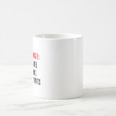 Projektmanager Wir verwandeln Kaffee in Code und C Kaffeetasse (Mittel)