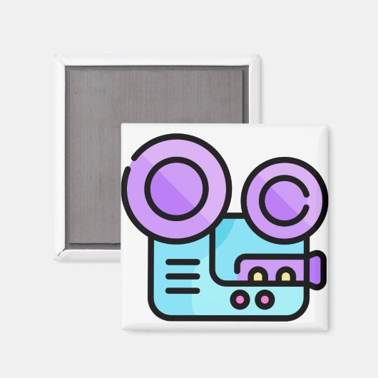 Projektor Magnet (Vorderseite/Rückseite)