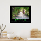 Projektplan - einfach mit PowerPoint übereinstimme Poster (Küche)