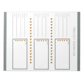 Projektübersicht Notizblock (Vorderseite)