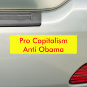Prokapitalismus AntiObama Autoaufkleber (Auf Auto)