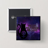 Prokatzen, Profeminismus, Prowahl Button (Vorne & Hinten)