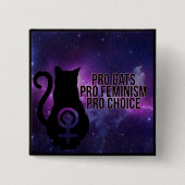 Prokatzen, Profeminismus, Prowahl Button (Vorderseite)