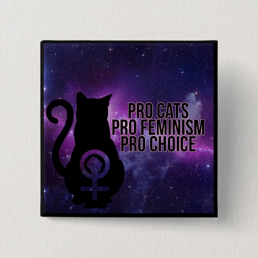 Prokatzen, Profeminismus, Prowahl Button (Vorderseite)