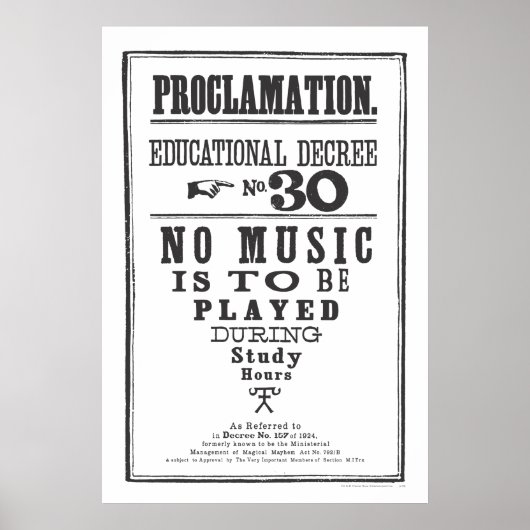 Proklamation 30 poster (Vorne)