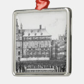 Proklamation des Friedens Silbernes Ornament (Links)