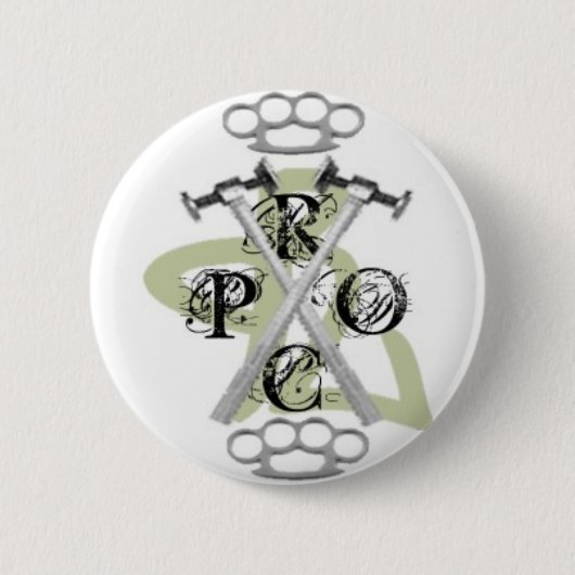 Proklamations-hardcore Button (Vorderseite)