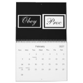 Proklamations-Kalender Kalender (Feb 2027)