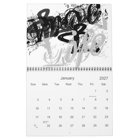 Proklamations-Kalender Kalender (Jan 2027)