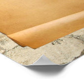 Proklamationspopster für benutzerdefinierte Pergam Poster (Ecke)