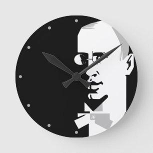 Prokofiev Runde Wanduhr