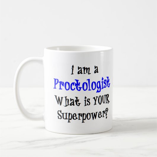 Proktologe Kaffeetasse (Links)