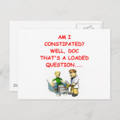 Proktologie Postkarte (Vorne/Hinten)