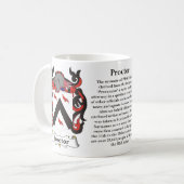 Proktor, Geschichte, Bedeutung und das Wappen Kaffeetasse (Vorderseite Links)