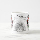 Proktor, Geschichte, Bedeutung und das Wappen Kaffeetasse (Mittel)