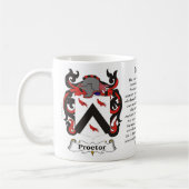 Proktor, Geschichte, Bedeutung und das Wappen Kaffeetasse (Links)