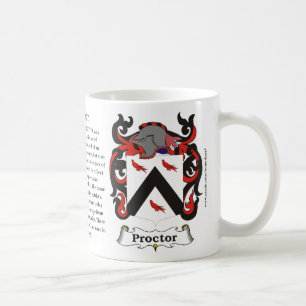 Proktor, Geschichte, Bedeutung und das Wappen Kaffeetasse