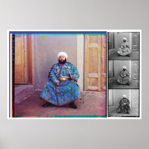 Prokudin-Gorskii , Alim Khan, Emir Bukhara Poster