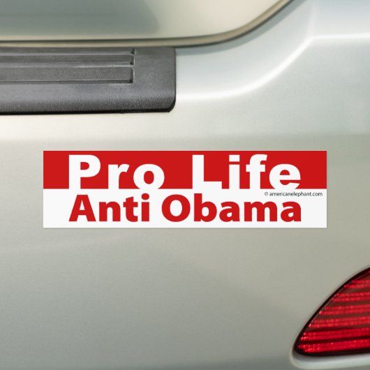 Proleben AntiObama Autoaufkleber (Auf Auto)