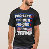 Proleben-Progewehr-Progott-ProTrumpf T-Shirt (Vorderseite)