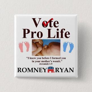 Proleben Romney Ryan Baby-Knopf Button