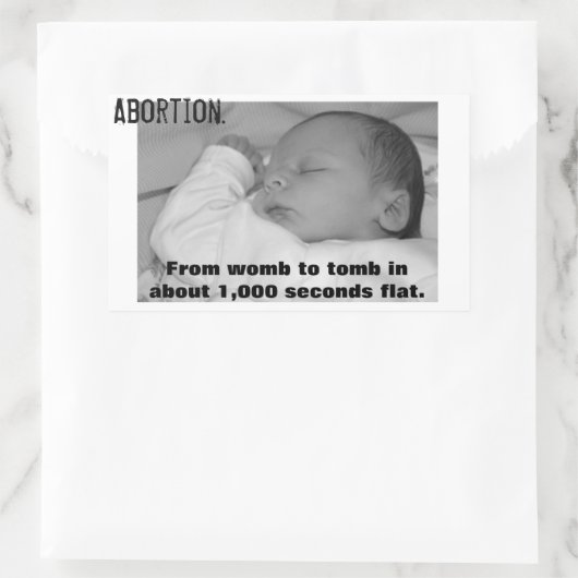 Prolife Aufkleber (Tasche)