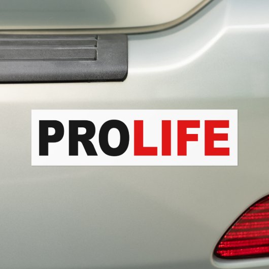 "PROLIFE" AUTOAUFKLEBER (Auf Auto)